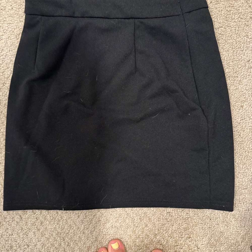 Black Career Skirt Business Casual Work Office Professional